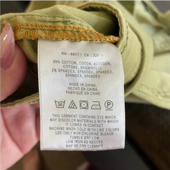 Anthropologie Pilcro and the Letterpress Women’s 0 Green Asymmetric Mini Skirt - Picture 6 of 9